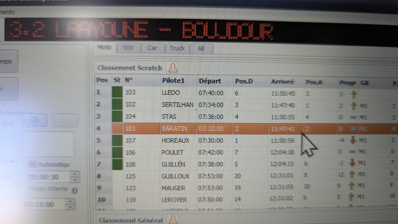 Interface Classement Scratch