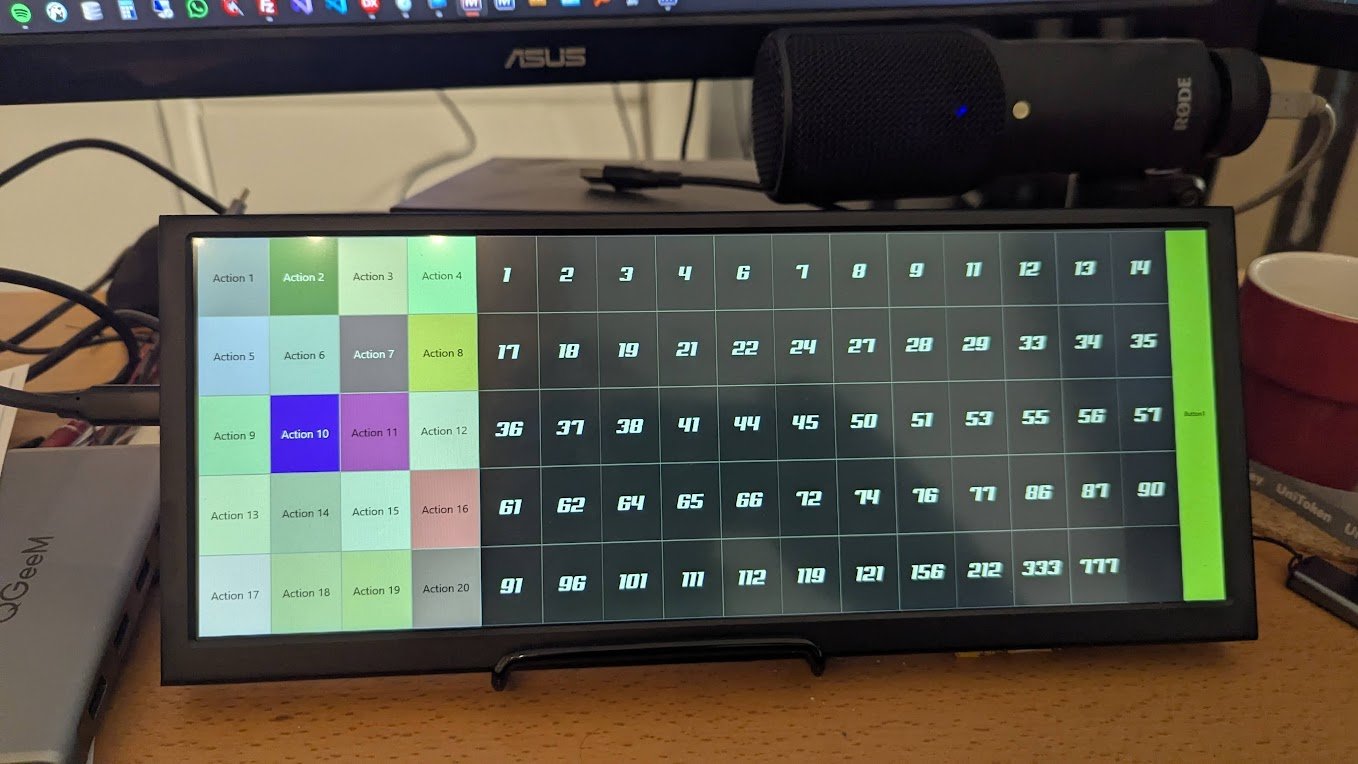 Interface tactile chronométrage KRONOTEK